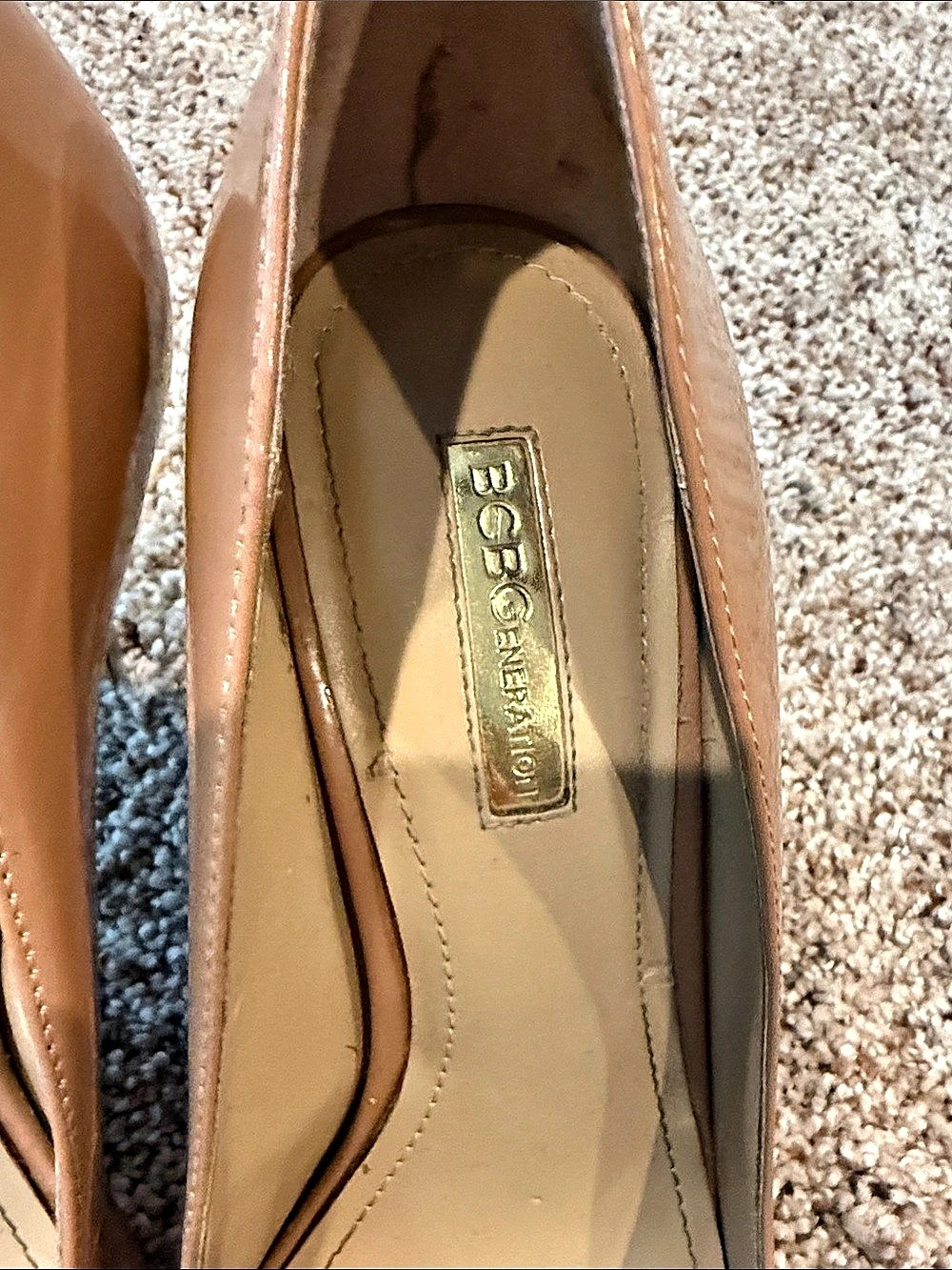 BCBG Generation Pointed-Toe Pumps in Brown - Picture 2 of 3